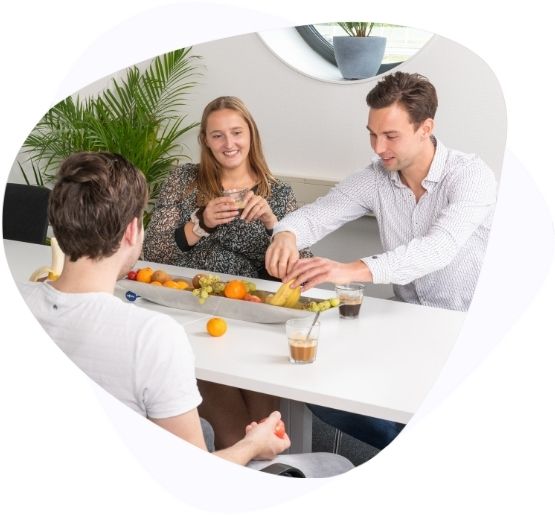 De online marketeers van Groei Experts krijgen elke dag vers fruit.